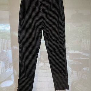 Who What Wear Black Dress Pants with Pinstripes NWOT